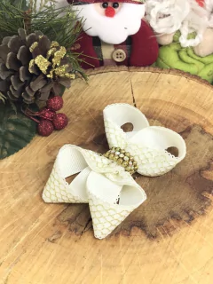 Laço Mel pérolas e strass - comprar online