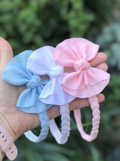 Tiara trança de bebê