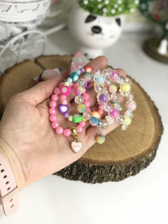 Lívia glitter tie dye - Santo Laço Acessorios