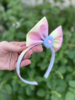 Tiara glitter arco-íris