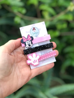Hair clips Minnie - comprar online