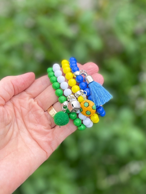 Kit pulseiras Brasil