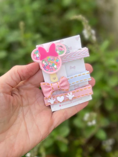 Hair clips Minnie Picolé