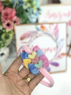 Faixinha Duda Tie Dye - Santo Laço Acessorios