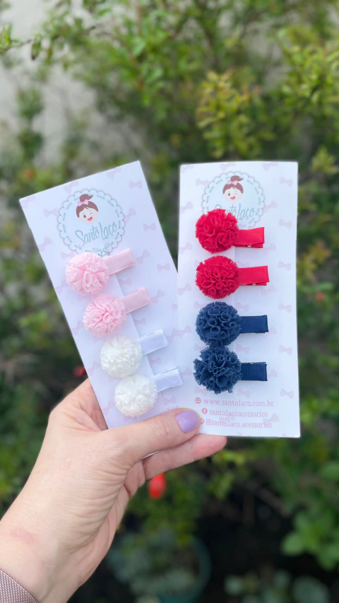 Parzinho de presilhas fru-fru