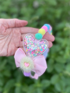 Tiara cristal coração