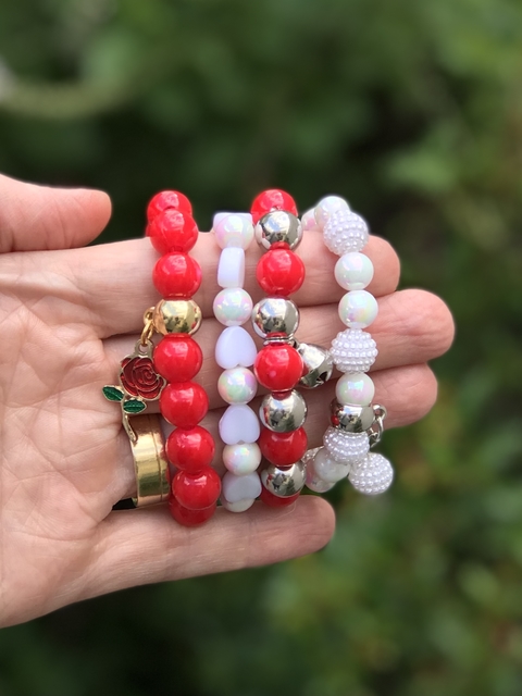 Kit pulseira Flor da Bella