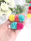 Presilha pompom fru-fru