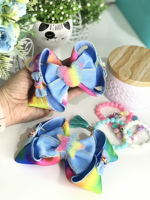 Laço Maria Tie Dye Jeans