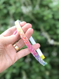 Tiara cristal colors (adulto e infantil) - Santo Laço Acessorios