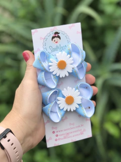 Coleção laço e tiara bem-me-quer - Santo Laço Acessorios