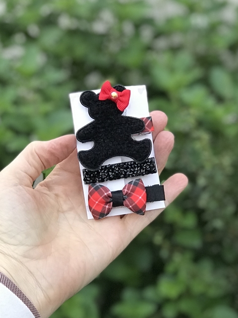 Hair Clips ursinho - comprar online