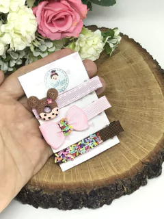 Hair clips docinho