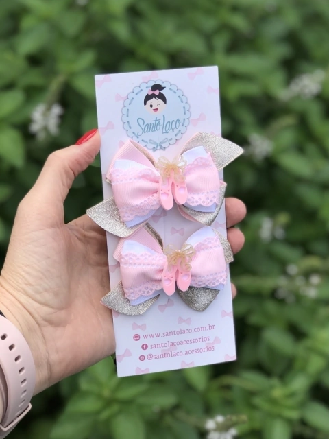 Parzinho laço Clara ballet sapatilha