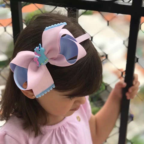 Laço Bella unicórnio