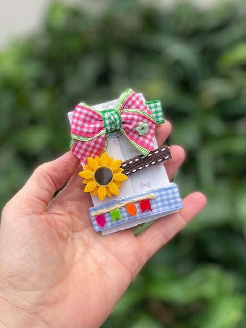 Hair clips junino (PRONTA ENTREGA) - comprar online