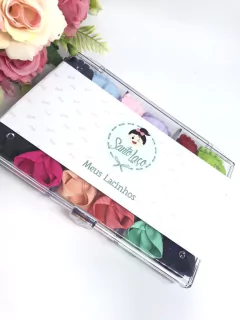 Caixinha organizadora meus primeiros lacinhos - Santo Laço Acessorios