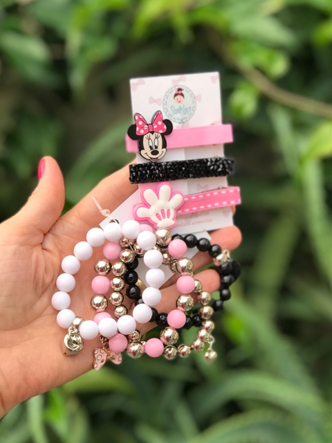 Hair clips Minnie