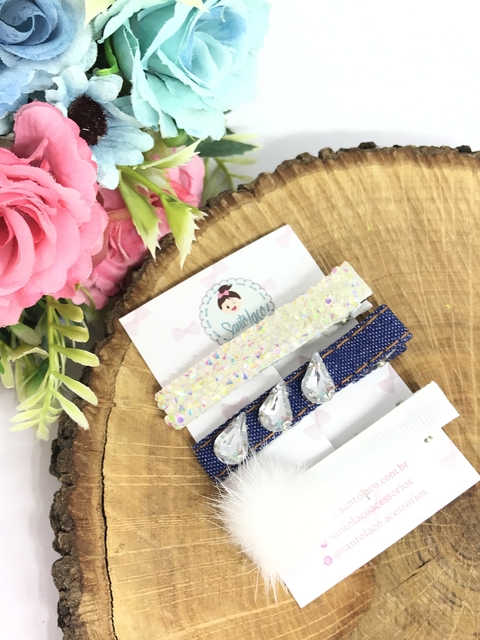 Hair clips jeans