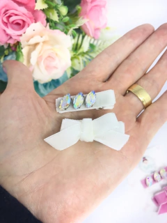 Hair clips baby luxo - Santo Laço Acessorios