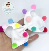 Laço Mel Pompom