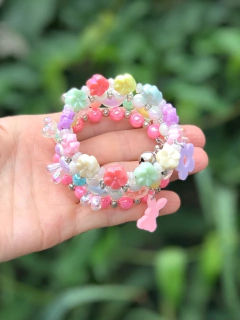 Pulseira de mola coelhinho na internet