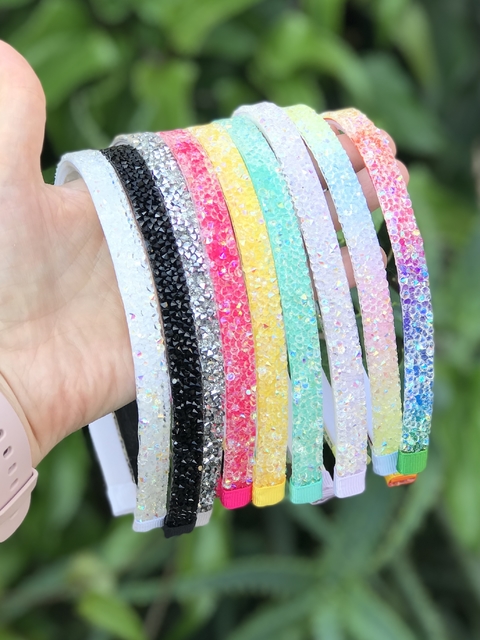 Tiara cristal colors (adulto e infantil)