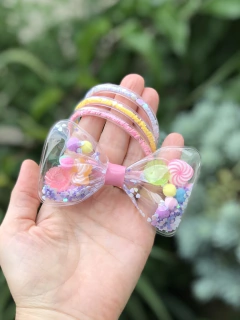 Lacinho e pulseira praia e piscina