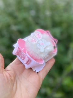 Laço e hair clips coelhinho (Páscoa) - Santo Laço Acessorios