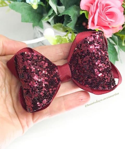 Lívia glitter marsala