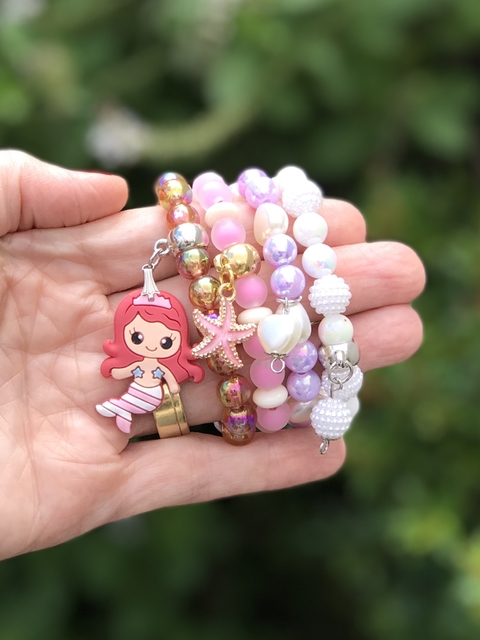 Kit pulseiras sereia