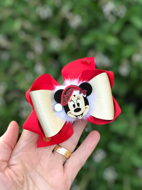 Laço Minnie Natalina