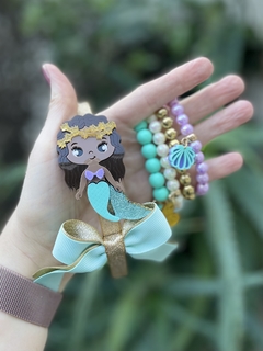 Tiara sereia pequena sereia Ariel