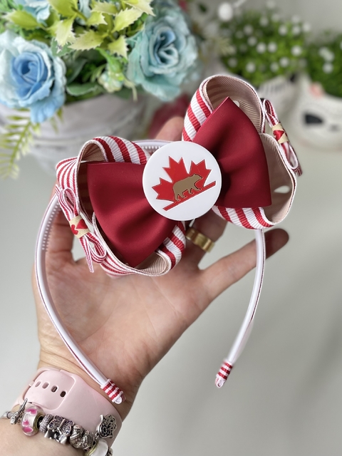 Laço Maple Bear Listras - comprar online