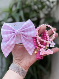 Coleção Barbie laço, tiara e pulseiras - comprar online