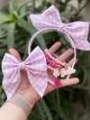 Coleção Barbie laço, tiara e pulseiras