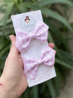 Laço parzinho vichy Barbie