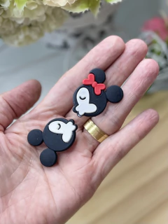 Par Pin/Botons Crocs Minnie e Mickey