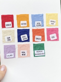 Kit laço para bebê em linho Promo na internet
