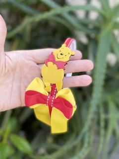 Coleção laço e tiara Pooh - Santo Laço Acessorios