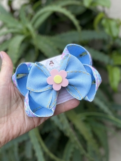 Laço jeans floral