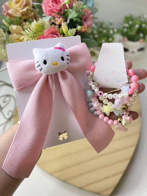 Laço de veludo Hello Kitty - comprar online