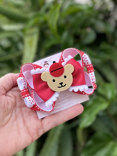Laço Maple Bear Pompom
