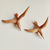 Escultura em Madeira | Dupla Gaivotas de Parede - loja online