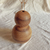 Escultura em Madeira | Vaso Bolinhas - loja online