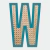 Inicial com palha | W - comprar online