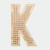 Inicial com palha | K