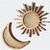 Moldura | Conjunto sol e lua - loja online