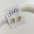 Argollas cubano corazon micropave