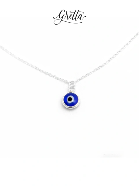 Collar conjunto ojo protector azul
